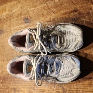 ASICS Duomax Gel Ladies Running Shoes Pink and Gray Size 11